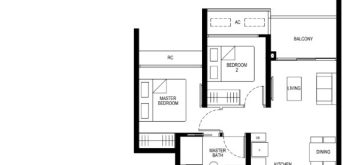 penrith-floor-plan-2-bedroom-type-2a-singapore