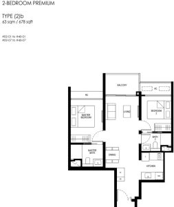 penrith-floor-plan-2-bedroom-type-2b-singapore