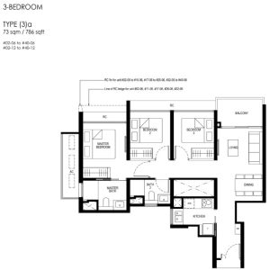 penrith-floor-plan-3-bedroom-type-3a-singapore